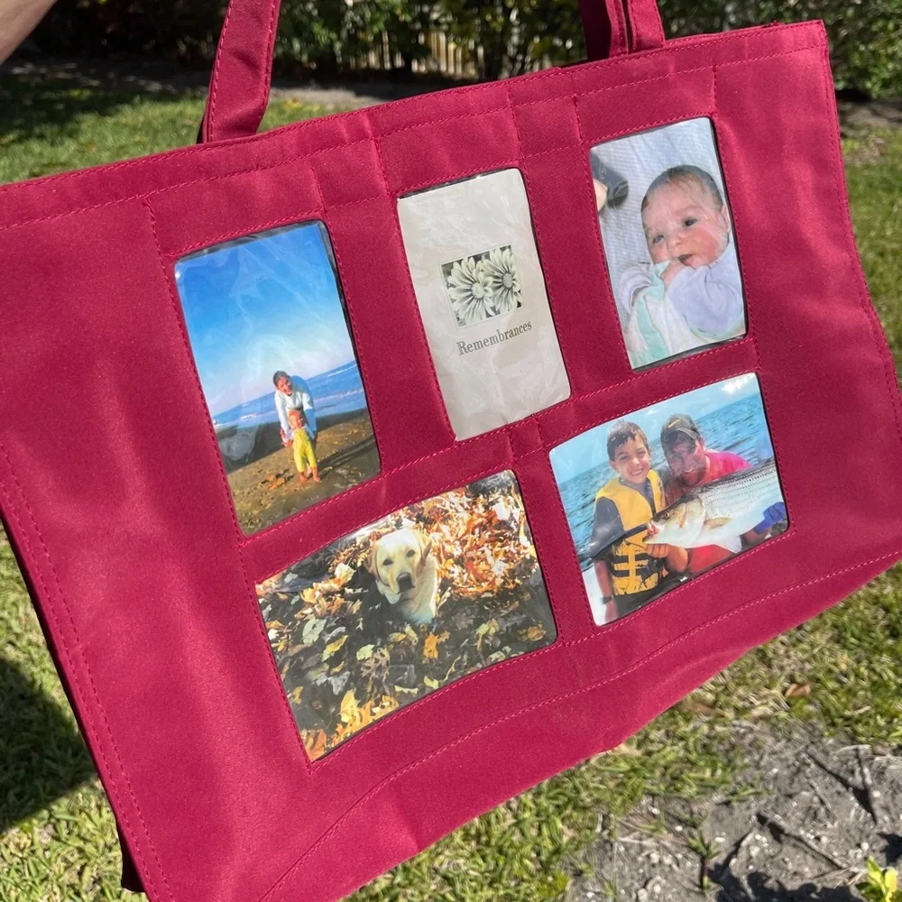 REMEMBRANCE Memories Photo Collage Tote Bag